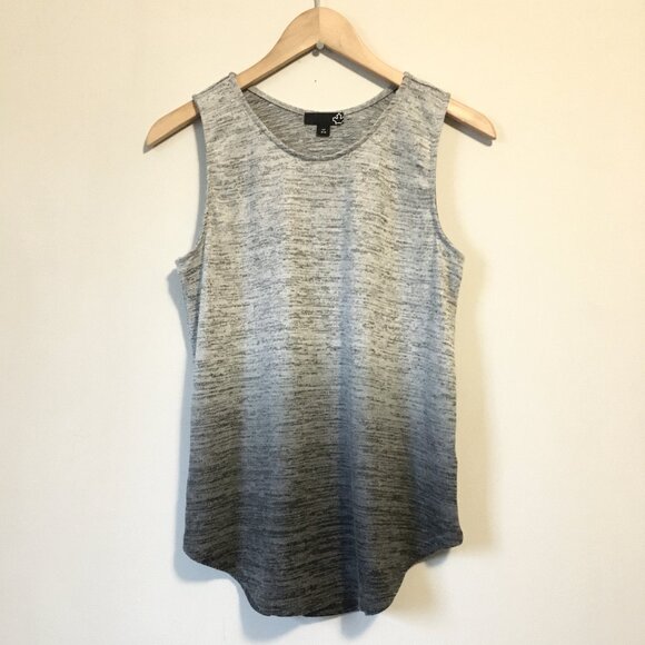 SEARS Crew Neck Gradient Marled Knit Tank Top - Picture 1 of 13